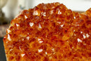 Large Citrine Heart with Deep Orange Color, Aaa Grade Quality collective