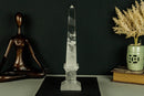 Tall Clear Crystal Quartz Obelisk, AA Quality Clear Quartz collective