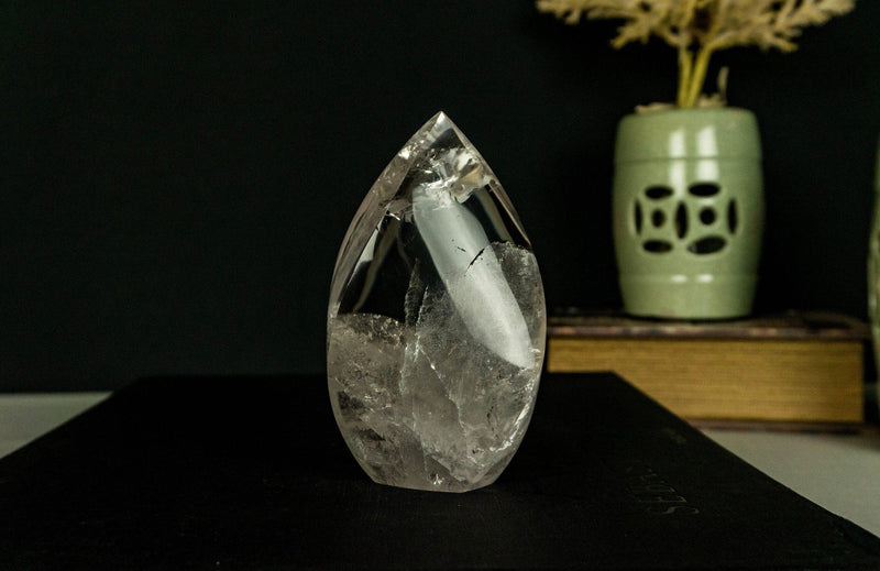 Tall Clear Crystal Quartz Obelisk, Aa Quality Clear Quartz collective