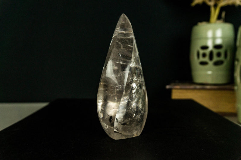 Tall Clear Crystal Quartz Obelisk, Aaa Quality Clear Quartz collective