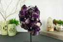 Amethyst Cluster with Extra Large and Deep Purple Amethyst Points, Aaa Quality collective