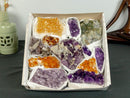Amethyst Flat Box of Rare and Collectible Amethysts collective