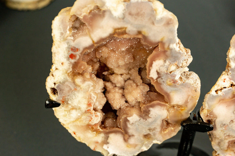Small Pink Amethyst Geode Wings, Butterfly Angel Wings, Aaa Quality collective
