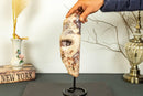 Natural Pink and Purple Amethyst Geode Slab on Stand collective