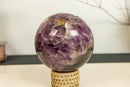 Amethyst Sphere with Deep Purple and Large Amethyst Points collective