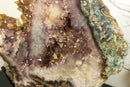 Pink Amethyst Geode Cluster with Pink and Purple Amethyst Druzy collective