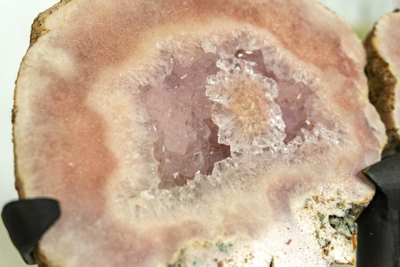 Small Pink Amethyst Geode Wings, Butterfly Angel Wings collective