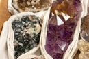 Amethyst Flat Box of Rare and Collectible Amethysts collective
