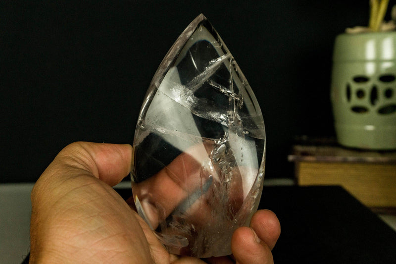 Tall Clear Crystal Quartz Obelisk, Aaa Quality Clear Quartz collective