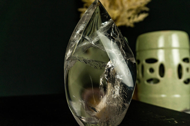 Tall Clear Crystal Quartz Obelisk, Aaa Quality Clear Quartz collective
