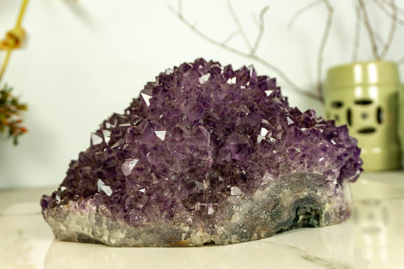 X Large Amethyst Flower Stalactite Rosette collective