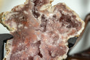 Pink Amethyst Geode Wings, Butterfly Angel Wings, Aaa Collector Grade collective