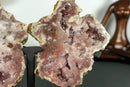 Pink Amethyst Geode Wings, Butterfly Angel Wings, Aaa Collector Grade collective