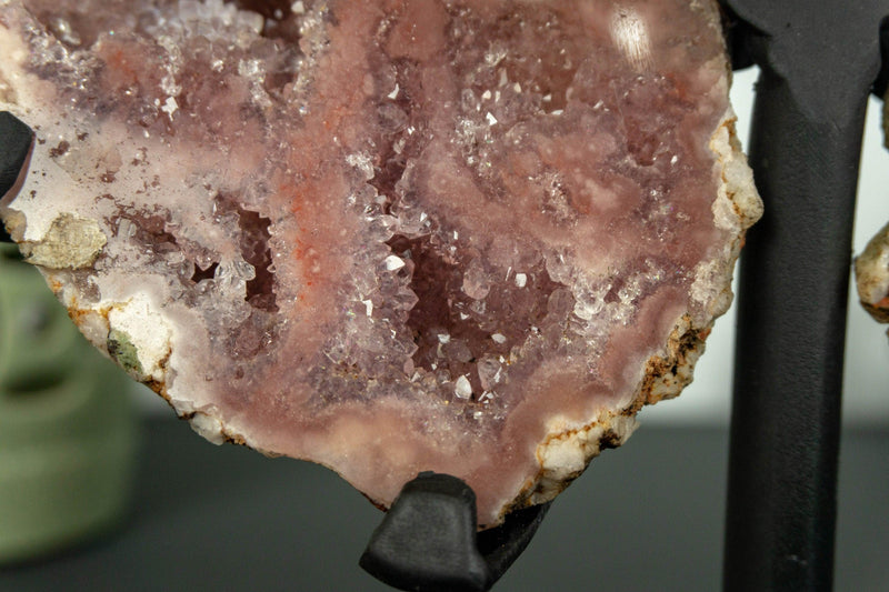 Pink Amethyst Geode Wings, Butterfly Angel Wings, Aaa Collector Grade collective