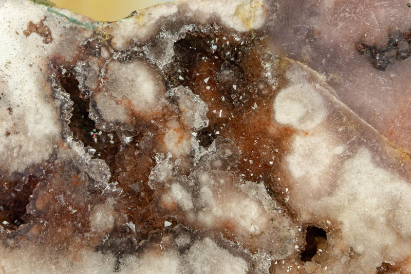 Pink and Red Amethyst Geode with Stalactite Flowers of High Aaa Quality collective