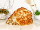 X Large Citrine Crystal Flower Stalactite, Deep Orange Color collective
