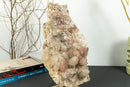 Lavender Amethyst Flower Rosette Plate Cluster with Calcite Inclusions, collective