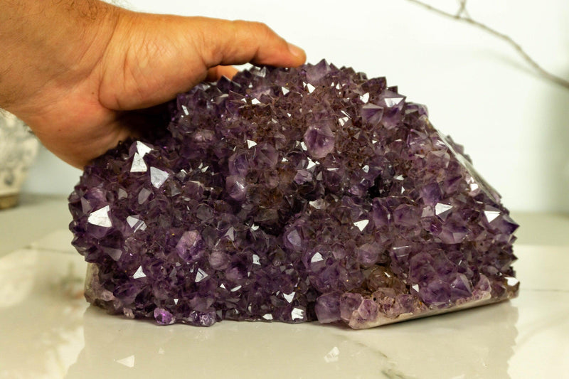 X Large Amethyst Flower Stalactite Rosette collective