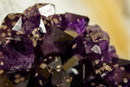 Deep Purple Amethyst Cluster with Cristobalite Inclusions, Aaa Quality collective
