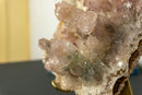 Lavender Amethyst Flower Rosette Plate Cluster with Calcite Inclusions, collective