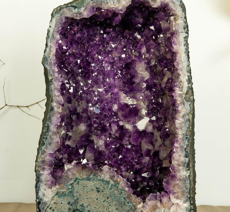 Amethyst Cathedral Geode, Deep Purple Aa Quality Amethyst collective