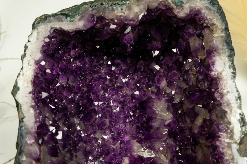 Amethyst Cathedral Geode, Deep Purple Aa Quality Amethyst collective