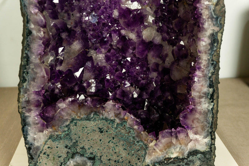 Amethyst Cathedral Geode, Deep Purple Aa Quality Amethyst collective