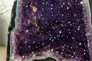 Deep Purple Amethyst Cathedral Geode with Banded Agate, Aa Grade collective