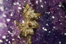 Deep Purple Amethyst Cathedral Geode with Banded Agate, Aa Grade collective
