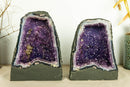 Deep Purple Amethyst Cathedral Geode with Banded Agate, Aa Grade collective