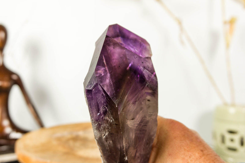 X-Large Bahia Amethyst Scepter with Phantoms, Dragon Tooth Amethyst i_did