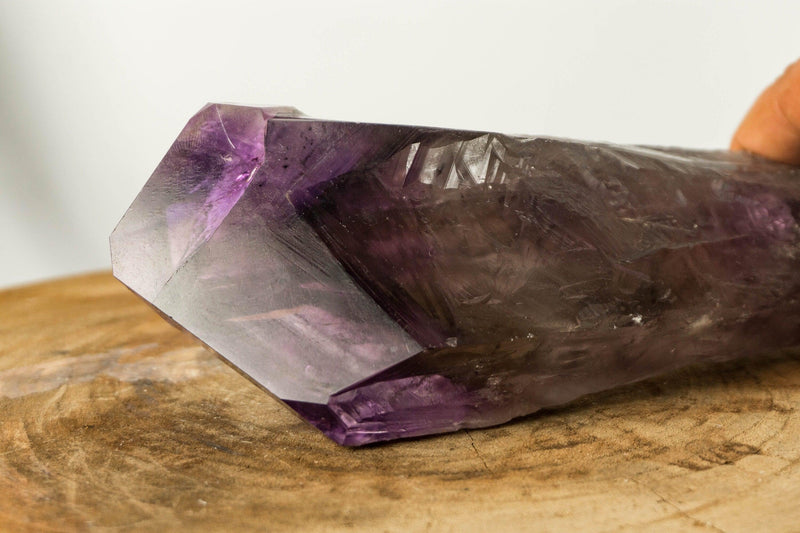 X-Large Bahia Amethyst Scepter with Phantoms, Dragon Tooth Amethyst i_did