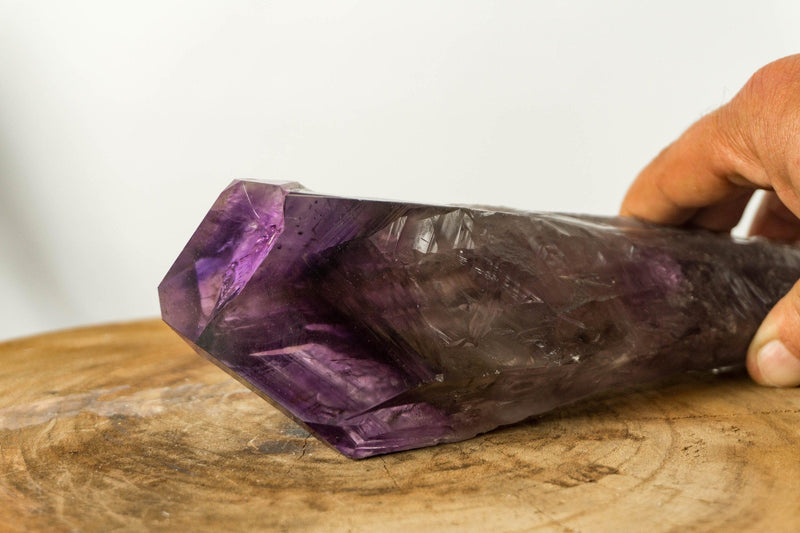 X-Large Bahia Amethyst Scepter with Phantoms, Dragon Tooth Amethyst i_did