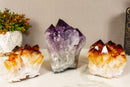 Set of Aaa Amethyst and Citrine Clusters with X Large Points collective