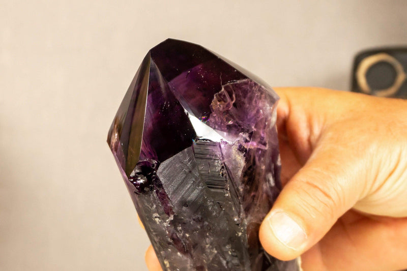 X-Large Bahia Amethyst Scepter with Phantoms, Aaa Quality i_did