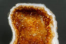 Citrine Crystal Geode with Flowers and Calcite | E2D i_did