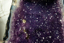 Deep Purple Amethyst Cathedral Geode with Banded Agate, Aa Grade collective
