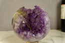 X Large Amethyst Sphere, Aaa Grade Deep Purple Amethyst Crystal Ball collective