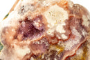 Pink and Red Amethyst Geode with Stalactite Flowers collective