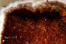 Deep Orange Citrine Crystal Cathedral Geode, Large i_did