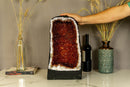 Deep Orange Citrine Crystal Cathedral Geode, Large i_did