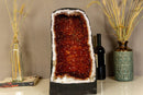 Deep Orange Citrine Crystal Cathedral Geode, Large i_did