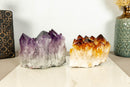 Set of Aaa Amethyst and Citrine Clusters with X Large Points collective
