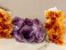 Set of Aaa Amethyst and Citrine Clusters with X Large Points collective