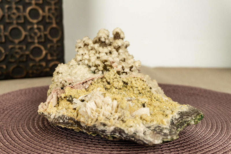 Amethyst Rosette Flower Plate, Pseudomorph Amethyst, Collection Grade collective
