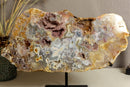 Pink Amethyst Slab on Stand of Aaa World Class Quality collective