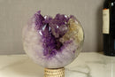 X Large Amethyst Sphere, Aaa Grade Deep Purple Amethyst Crystal Ball collective
