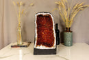 Deep Orange Citrine Crystal Cathedral Geode, Large i_did