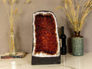 Deep Orange Citrine Crystal Cathedral Geode, Large i_did
