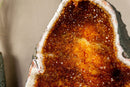 Citrine Cathedral Geode with Stalactite Flowers, Aaa Grade Orange Citrine i_did